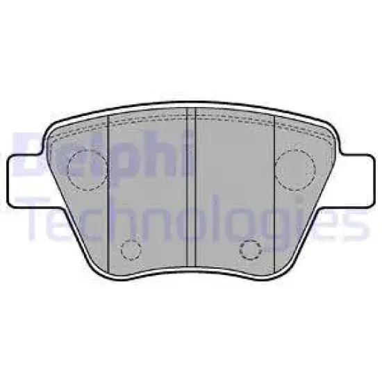 FREN BALATASI ARKA(AUDI A1 1.2TFSI 1.4TFSI 1.6TDI 10-/A3 1.6TDI 09-/ SEAT LEON 1.2TSI 10-/VW BEETLE)