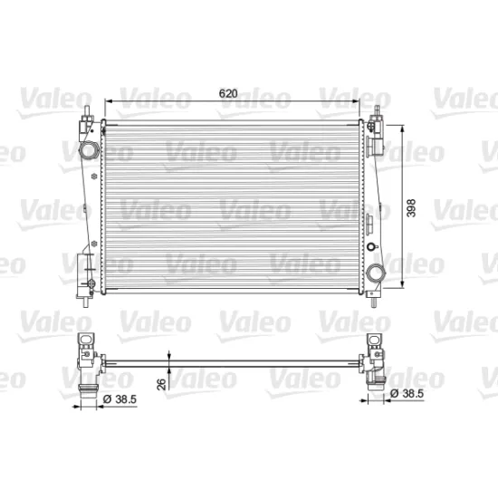 MOTOR SU RADYATORU FIAT GRANDE PUNTO 1.3 MJTD 75 05>