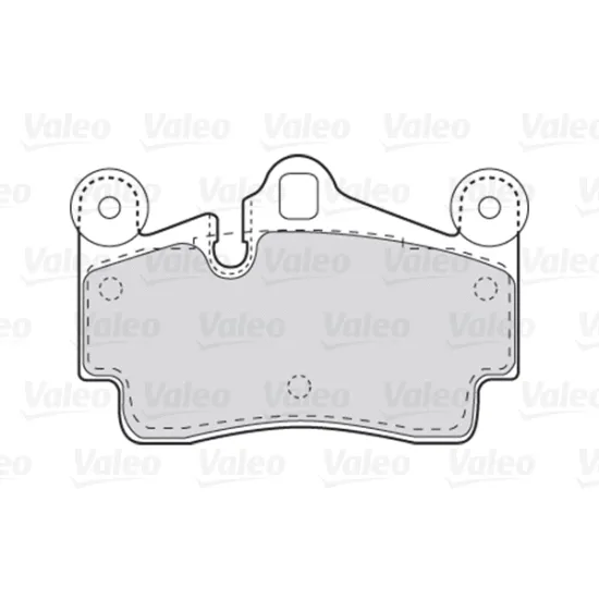 ARKA FREN BALATASI- (VW TOUAREG 03-10 AUDI Q7 07-15 PORSCHE CAYENNE 03-10)