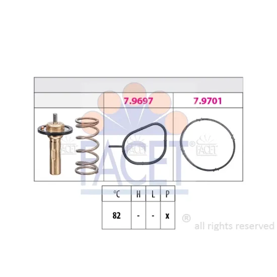 TERMOSTAT 82 °C KUGA II 1.6 ECOBOOST 14>17 C-MAX 14>17 