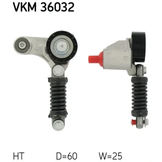 V KAYIS GERGI RULMANI KUTUKLU ( RENAULT LAGUNA I 1.9DTI F9Q AC MEGANE I 1.9D F8Q AC )