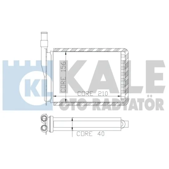 KALORİFER RADYATORU MEKANİK (RENAULT TWINGO I)