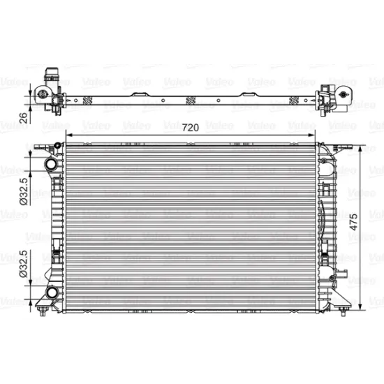 RADYATOR AUDI A4, A6, Q5 (2011/2012)