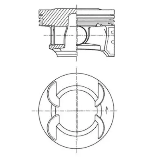 MOTOR PISTON SEGMAN KOMPLE 050 (79.50MM) ASTRA J – INSIGNIA A – MOKKA – ASTRA H – ZAFIRA B – Z16XER