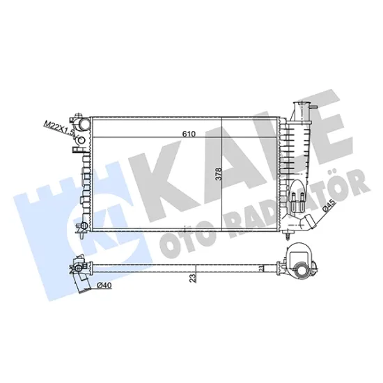 SU RADYATORU MEKANİK ( PEUGEOT 306 18 XU7JP / CITROEN ZX )