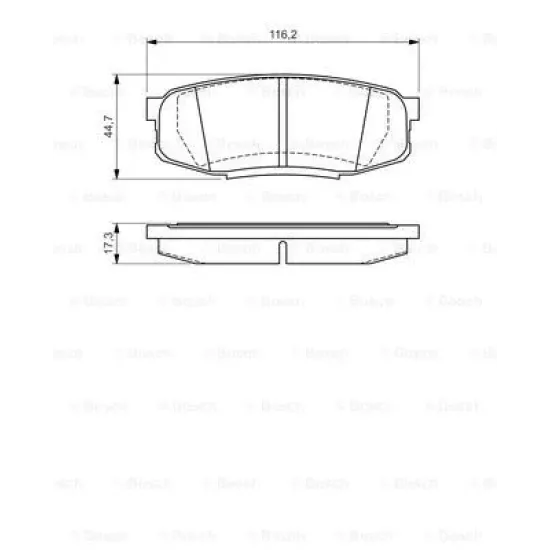 ARKA FREN BALATASI TOYOTA LAND CRUISER J2 08-12