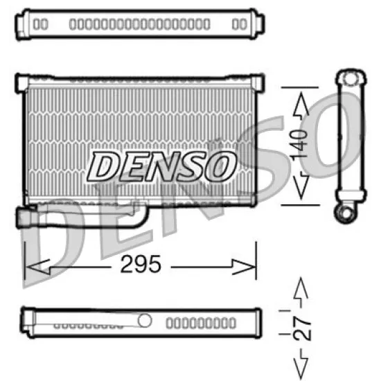 KALORIFER RADYATORU BRAZING AUDI A6 97-05