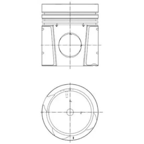 PISTON+SEGMAN 130 MM DAF XF 95 380-430 EURO 3 (UC SUPAP)