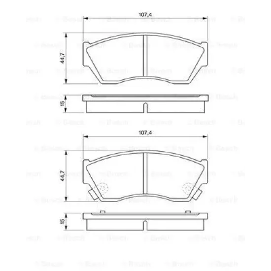 BALATA FREN ON-(SUZUKI SWIFT 90/00 1.0-1.3 SF310 /TATA INDICA - INDIGO 03 // )