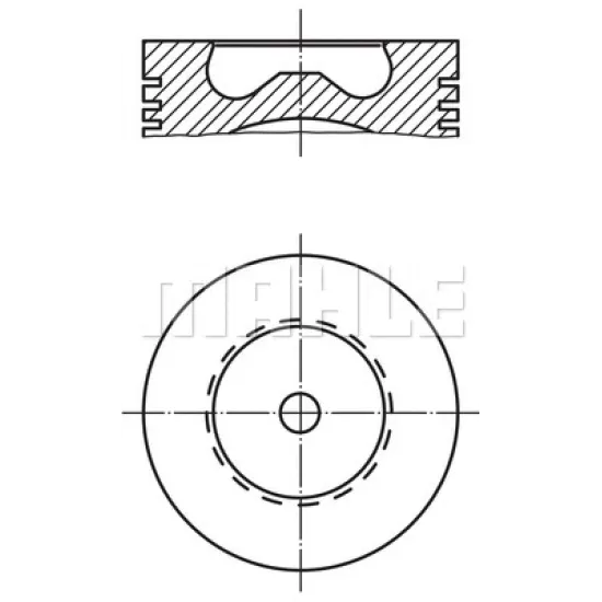 PISTON+SEGMAN STD 89.91 MM FORD TRANSIT V347 2.4D 115-143 PS 06-