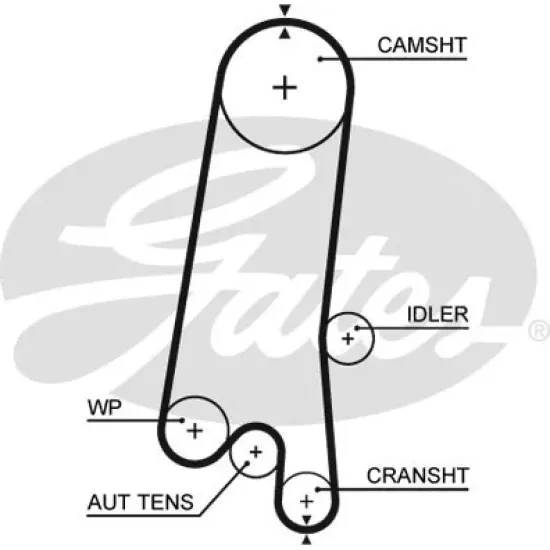 TRIGER KAYISI (137x190) CHEVROLET VIVANT 1.8 8V (00 04) DAEWOO REZZO TACUMA 1.8 8V (00 04)