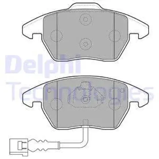 ON FREN BALATASI-KABLOLU- (VW CADDY 04-15 GOLF 04-14 PASSAT 06-11 POLO 10- AUDI A3 04-13 SEAT LEON 06-13)