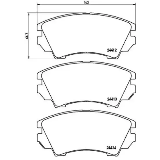 FREN BALATASI ON 17 ( OPEL INSIGNIA 08-/ CASCADA 13/ 1.4-1.4 TURBO-1.6 SIDI-2.0 CDTI )