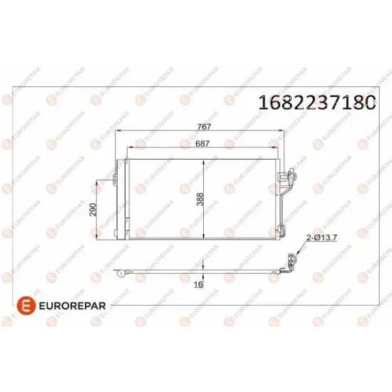 KLIMA RADYATORU MERCEDES VIANO W639 03/ VITO W639 03/