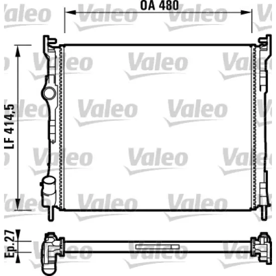 RADYATOR MEKANIK ( RENAULT CLIO II 1.5DCI 01 )