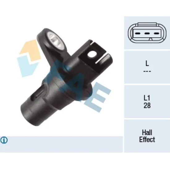 EKSANTRIK MIL SENSORU 07> 1-SERI (E81-E87) 3-SERI (E90-F30-F80) 5-SERI (E60-E61) X1-X3-X5