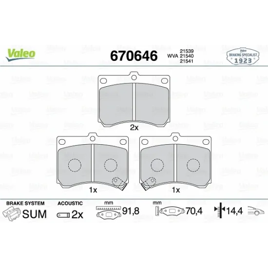 BALATA FREN ON-(MAZDA: 323-LANTIS 96>98 