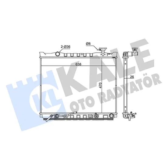 MOTOR RADYATORU KIA SORENTO 2,5D OTOMATIK