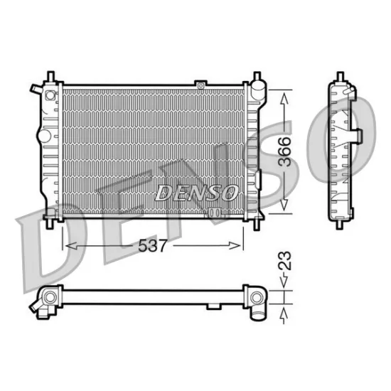 SU RADYATORU KLIMASIZ ( OPEL ASTRA F NAC 1.4 1.6 1.8 2.0 92-98 ) X20XEV C20XE