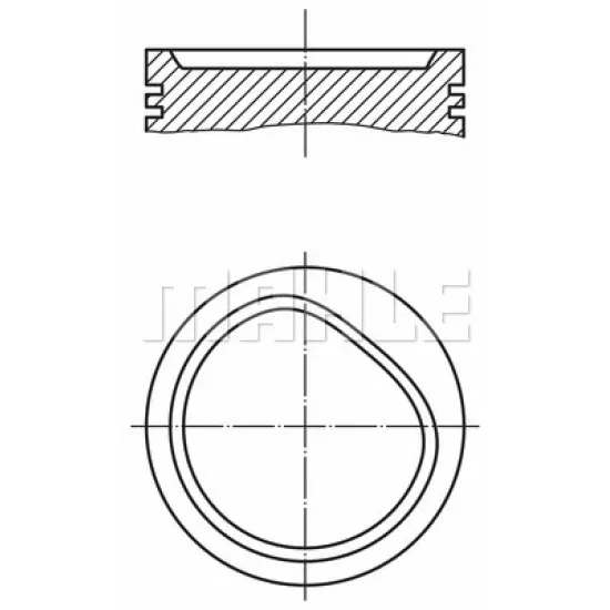 PISTON+SEGMAN 84.50 MM