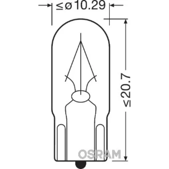 24V W2W 2 Watt T10 ORTA DIPSIZ