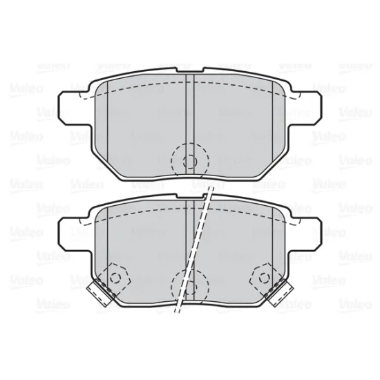 BALATA FREN ARKA-(TOYOTA COROLLA 07/11/AURIS 07/11 BENZINLI-