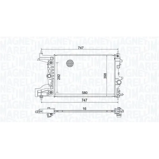 SU RADYATÖR (OPEL ASTRA J 1.6 2009-2015 /CHEVROLET CRUZE 1.8 09=/ (AT)