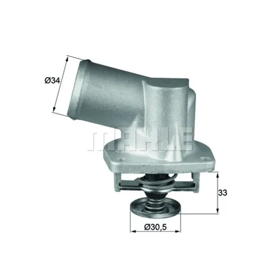 TERMOSTAT 92 C C83892 ( OPEL CORSA B 1.4 / 1.6 ASTRA F 1.4 / 1.6 VECTRA B 1.6 )