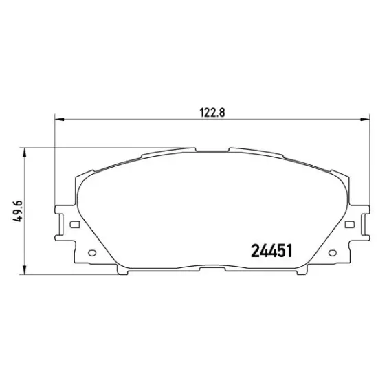 BALATA FREN ON-(TOYOTA YARIS 06/11 ) (JAPONYA MONTAJ)