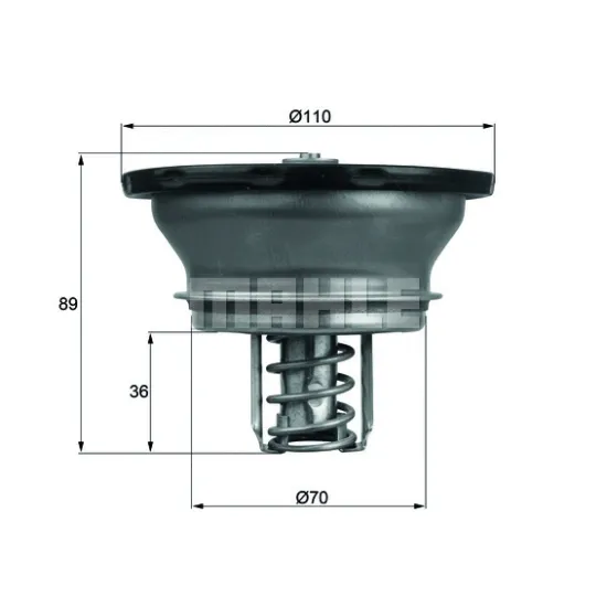 TERMOSTAT (76°) VOLVO FH 400 FH 420 RENAULT TRUCK (YESIL)