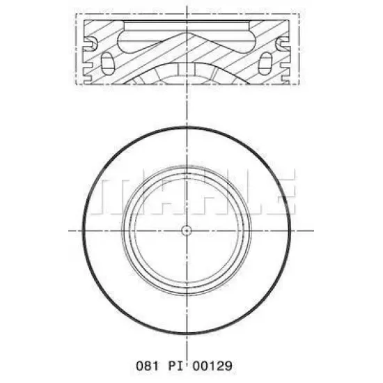 PISTON SEGMAN STD BMW N47 D16 A F20 MINI R55 R56 R57 R60 R61