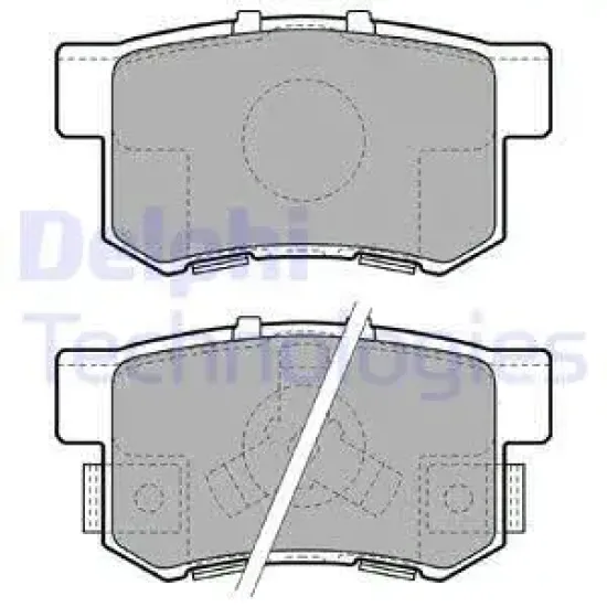 FREN BALATASI ARKA HONDA CIVIC 2001-/ CRV 2001-2007 ACCORD 1998-2008 FRV 04-/