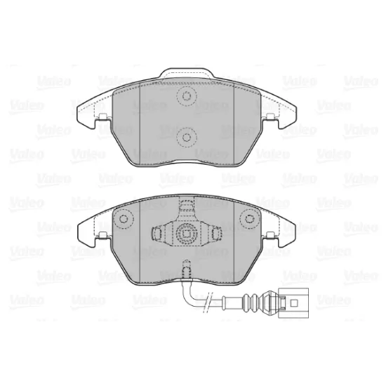 ON FREN BALATASI-KABLOLU- 17,2 mm (VW CADDY 04-15 GOLF 04-14 PASSAT 06-11 POLO 10- AUDI A3 04-13 SEAT LEON 06-13)