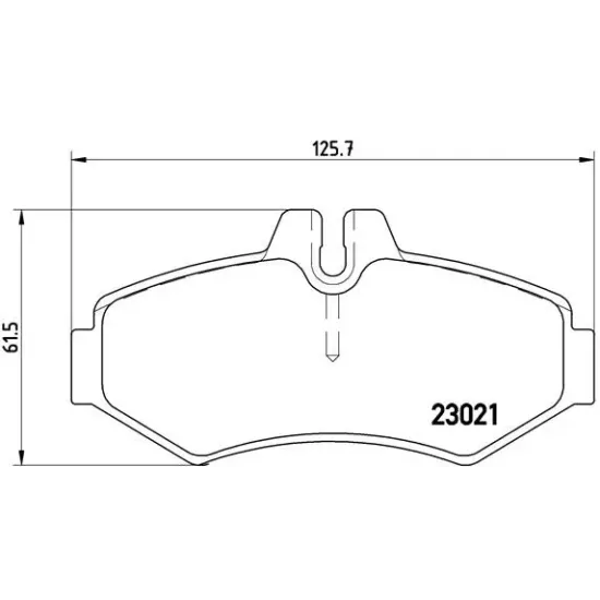 ARKA FREN BALATASI-0WC KULAKSIZ- (VW LT 97-03 MERCEDES SPRINTER 95-06)