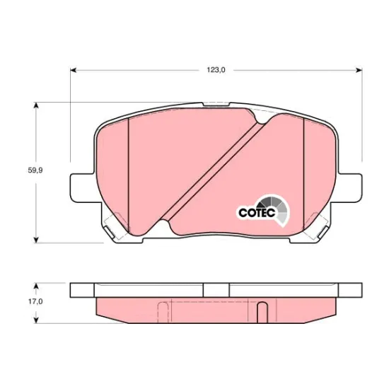 BALATA FREN ON-(TOYOTA AVENSIS 03/08 2.0 VVTI )