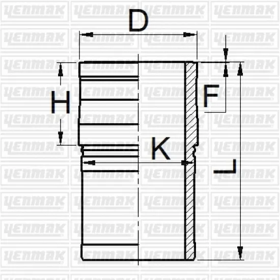 SILINDIR GOMLEK STD 125.00MM CUMMINS 611-661 CID / L10,10.0L / M11,11.0L