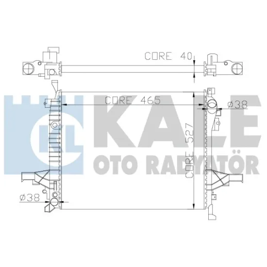 SU RADYATORU BRAZING (XC90) (03-) (OTO) (W/O PREMAIR)