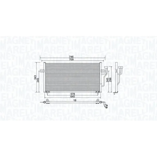 KLIMA RADYATORU (MITSUBISHI CARISMA 1.6-1.8 GDI 95-06 / SPACESTAR 98/