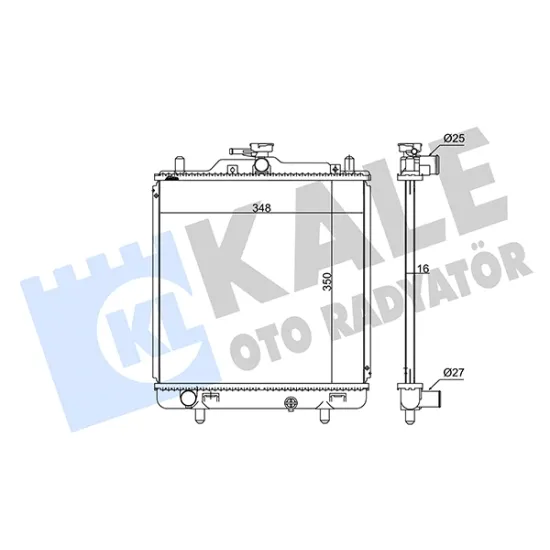 MOTOR SU RADYATORU SUZUKI CARRY 1.3 16V 1999-/ MANUEL