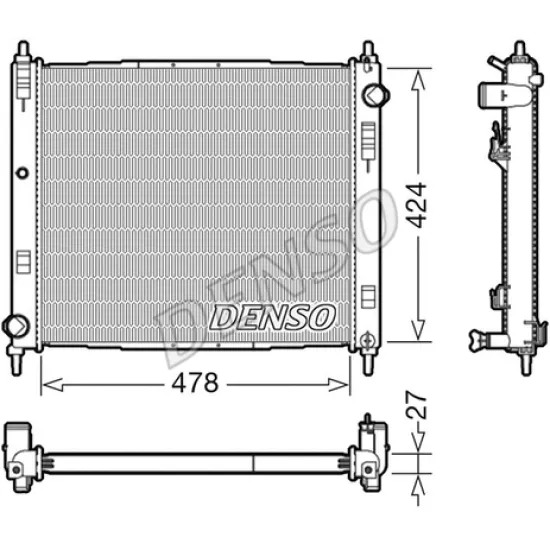 MOTOR SU RADYATORU NISSAN JUKE 1,5 DCI 2010> F15 KASA (478X424X27)