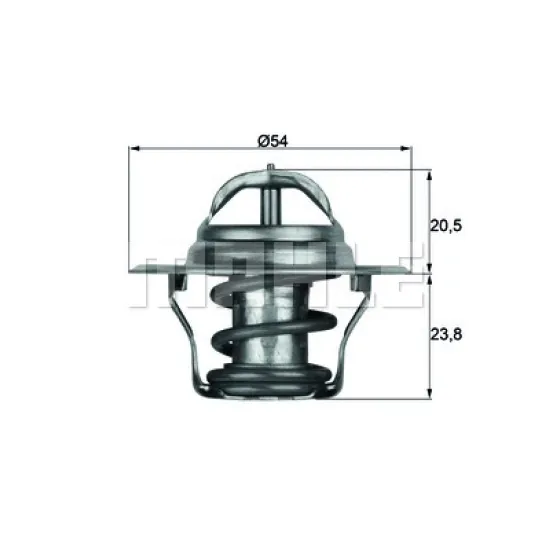 TERMOSTAT 118087 ( VOLKSWAGEN POLO CLASSIC 1.6 AKL - GOLF IV - BORA - PASSAT )