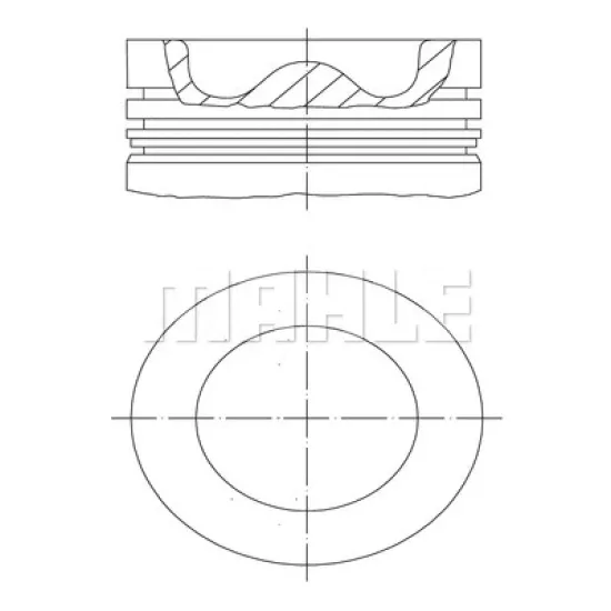 MOTOR PISTON+SEGMAN KOMPLE (STD) CAPTIVA – ANTARA – 2,0 DIESEL (TPR SEGMANLI)