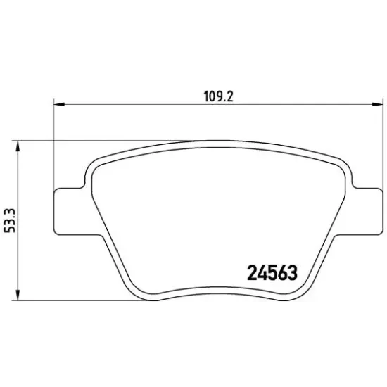 FREN BALATASI ARKA(AUDI A1 1.2TFSI 1.4TFSI 1.6TDI 10-/A3 1.6TDI 09-/ SEAT LEON 1.2TSI XTRA LINE