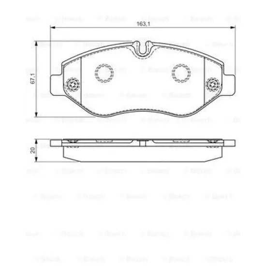 FREN BALATASI ON ( IVECO DAILY III 29-35-40 06- )