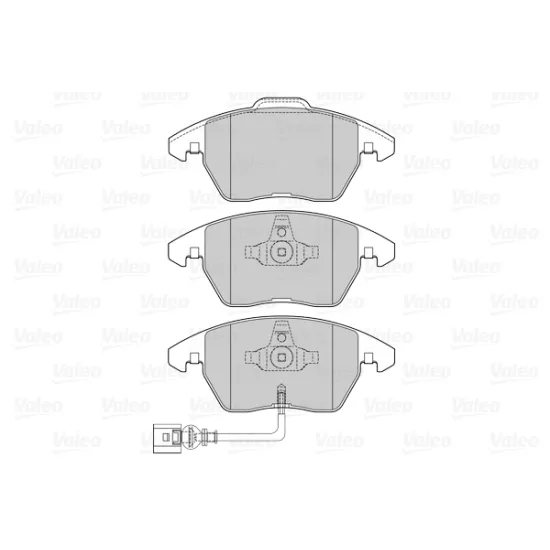 ON FREN BALATASI-KABLOLU- 13,5 mm (VW CADDY 04-15 GOLF 04-14 PASSAT 06-11 POLO 10- AUDI A3 04-13 SEAT LEON 06-13)