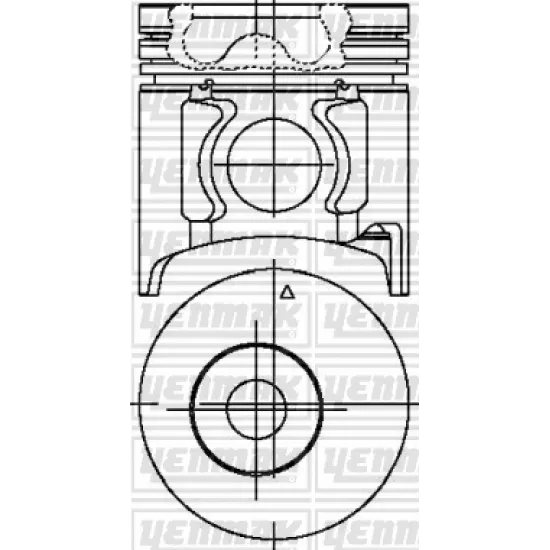 PISTON SEGMANLI (STD)(TURBO) MITSUBISHI FUSO CANTER FE659 FE859 4D34-T D4DB HD65 HD72