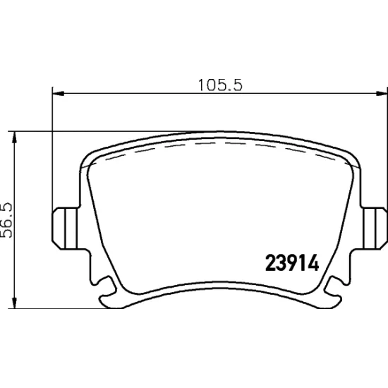 FREN BALATASI AUDI, SEAT, SKODA, VW A3 (8P1), A3 Sportback (8PA), A4 (8EC, B7), A4 Avant (8ED, B7),