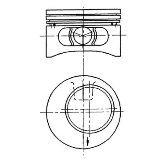 PİSTON SEGMAN 1.00 VECTRA A 2.0 8V C20NE ADET 87.00mm 