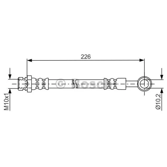 HORTUM FREN ARKA R/L-(HYUNDAI TRAJET 00/10 ABSLI TIP )