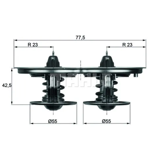 TERMOSTAT (75°) SCANIA